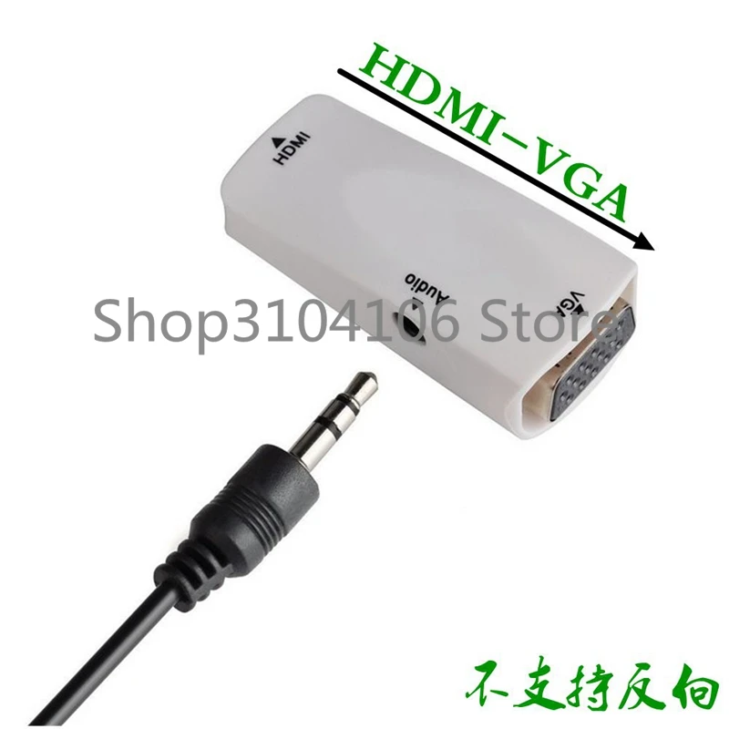 HDMI-совместим с VGA аудиокабелем переходник HDMI-VGA гнездо-гнездо 1080p преобразователь
