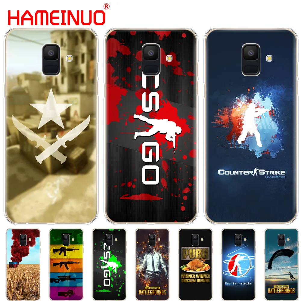 Крышка чехол для телефона для samsung Galaxy J4 J6 J8 A9 A7 A6 A8 плюс j7 duo чехол Counter Strike CS GO и PUBG