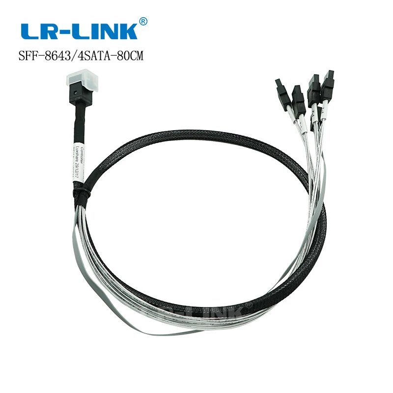 LR LINK 10 шт в наборе бесплатная доставка внутренний HD Mini SAS 8643 SFF хоста до 4 SATA кабель