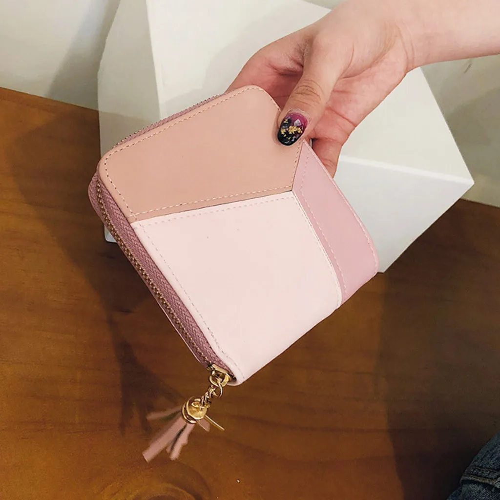 Женская сумка модный симпатичный кошелек из мягкой кожи держатель для кредитных