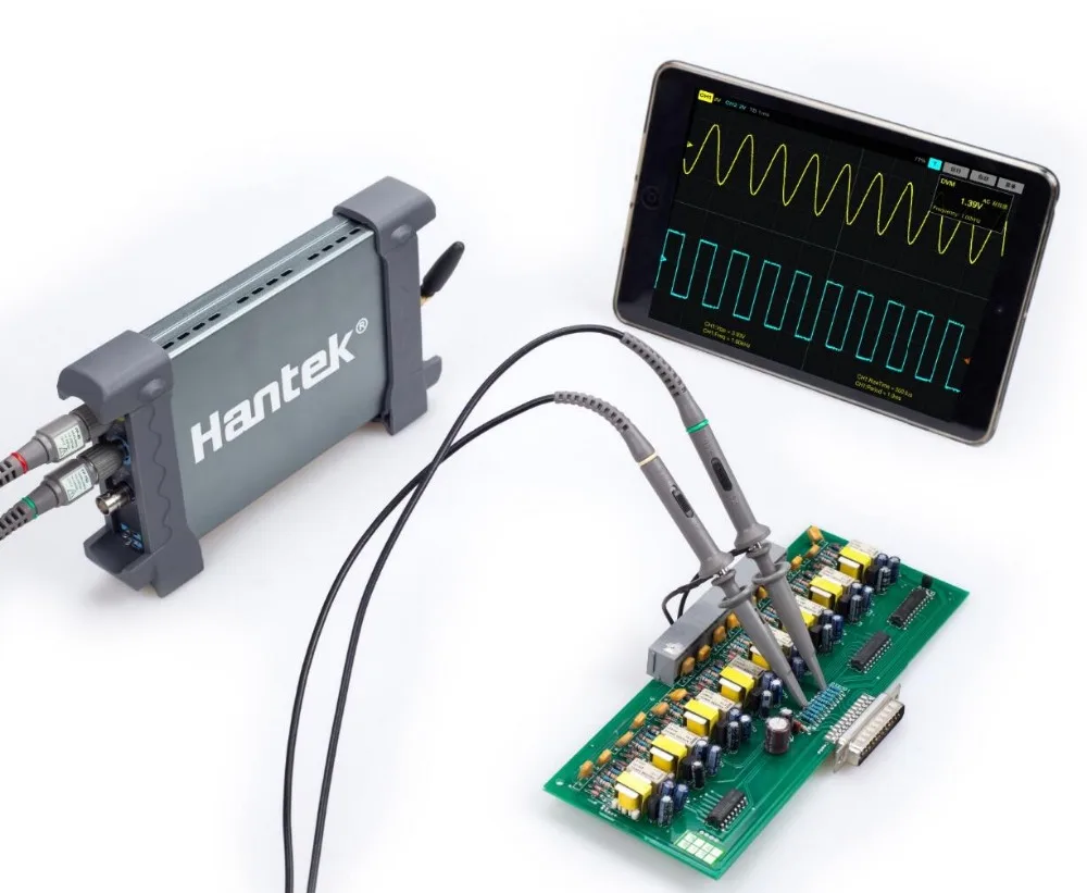 Цифровой мини-осциллограф Hantek iDSO1070A 2 канала USB поддержка Wi-Fi Android IOS | Инструменты