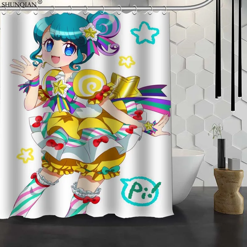 Новинка Pripara idol Time на заказ занавеска для душа водонепроницаемая ткань