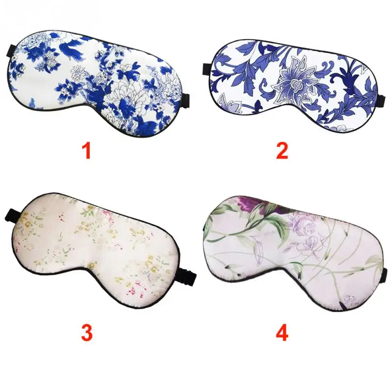 Миндалевидные Натуральные Шелковые маски для сна супер гладкая затеняющая