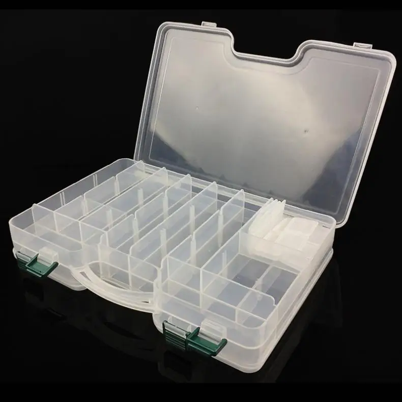 Двухсторонний чехол для рыболовных приманок ящик снастей крючок хранения