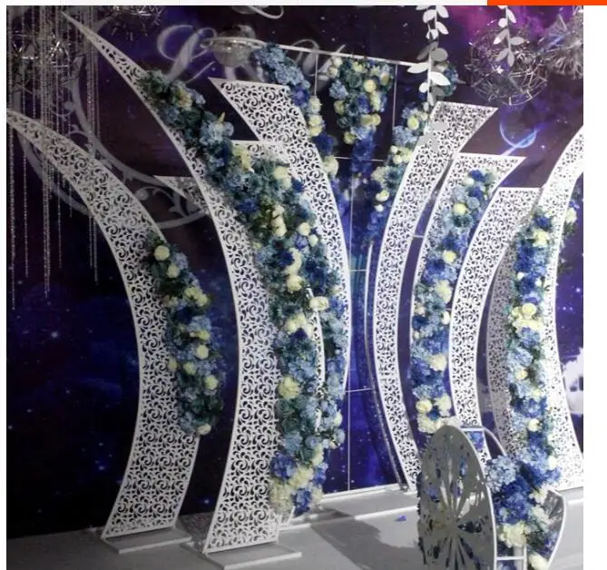 New tie yi screen arch wedding props main stage background props flying wedding decoration props.
