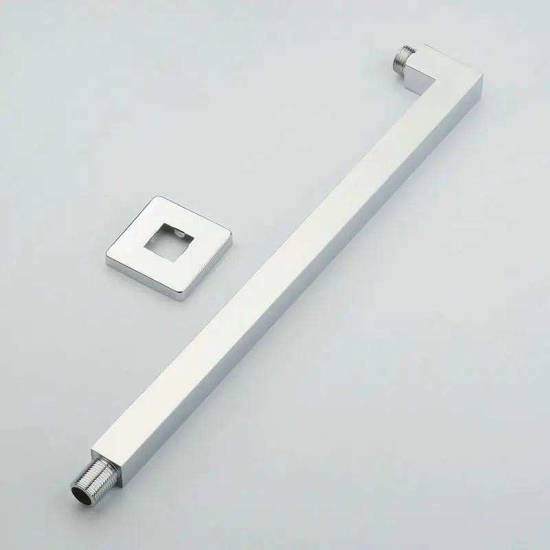 

Beelee SA001-40 Wholesale And Retail Promotion 37cm Length Chrome Brass Wall Mounted Square Bathroom Shower Arm