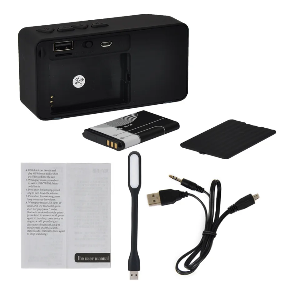 Колонки Мини bluetooth динамик usb Батарея FM радио boombox Музыка для телефона