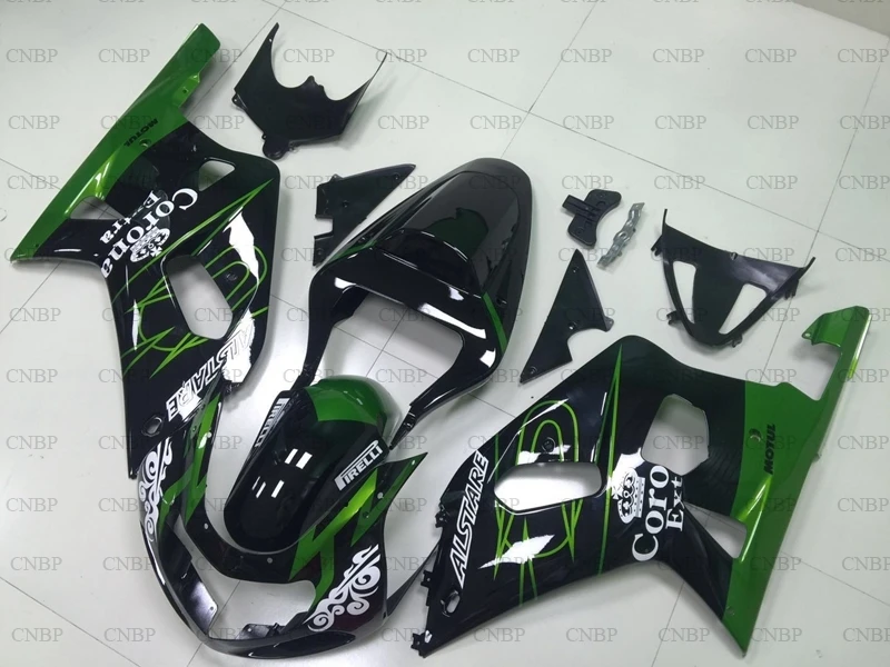 GSX R 600 750 1000 2000 - 2003 K12 Обтекатели для мотоциклов 01 00 черные и синие обтекатели | Дом