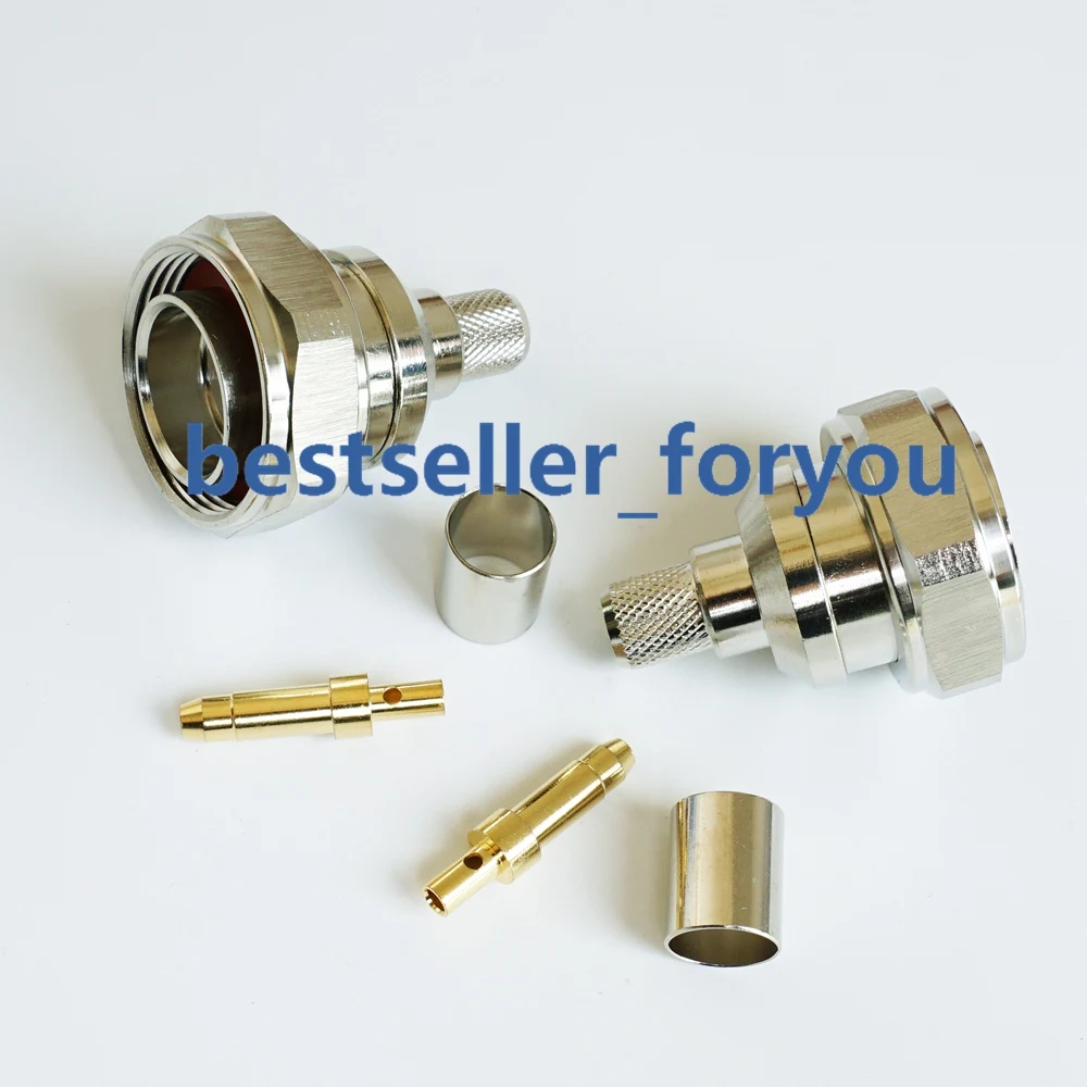 Штекер 7/16 DIN L29 штекер центральный обжим для RG8 RG165 7D FB LMR400 calbe RF