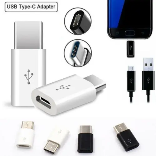 Micro USB Женский к 3 1 Type C Мужской конвертер кабель для передачи данных OTG