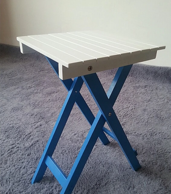 Складные столы из твердой древесины. Маленький белый круглый стол. Компьютерный