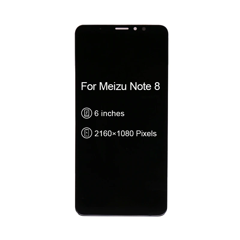 Для Meizu Note 8 LCD + кодирующий преобразователь сенсорного экрана в сборе экран для