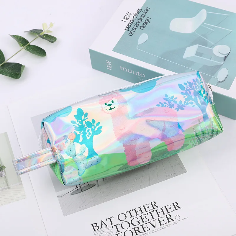 Пенал-карандаш из альпаки с высокой емкостью estuche escolar Kawaii trousse solaire stylo pencilcase школьная юбка-карандаш