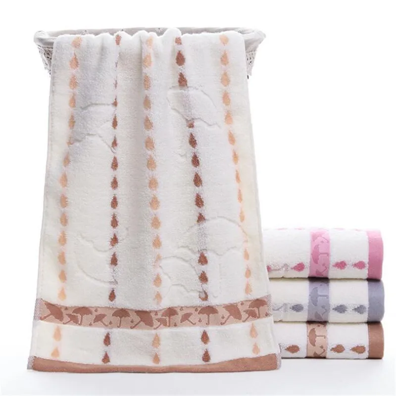 75*35 см полотенце для лица Хлопок Полосатый Принт быстросохнущие ванная комната