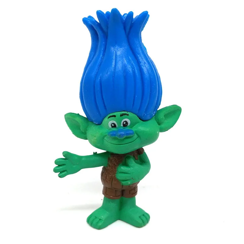 6 шт. 3D Dreamworks тролли Экшн фигурки игровой набор из ПВХ куклы игрушки троллей для