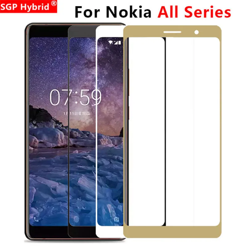 Защитное стекло для Nokia 7 Plus 3 5 6 8 закаленное на Nokia3 Nokia5 Nokia6 Nokia8 7plus Защитная пленка