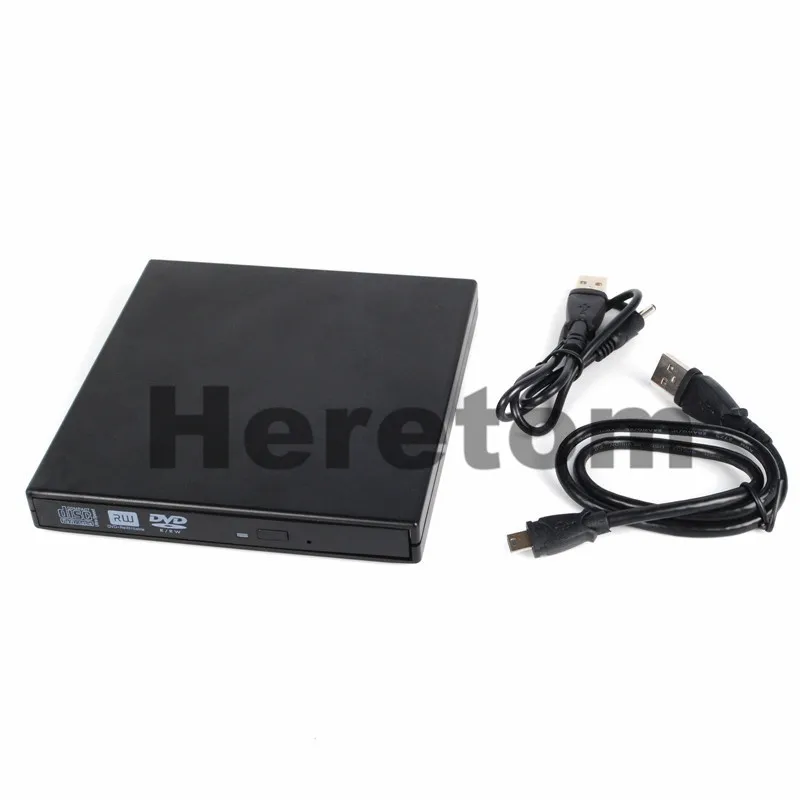 Heretom ABS USB 2 0 SATA на мм 12 7 Внешний оптический привод Корпус для ноутбука привод|Боксы
