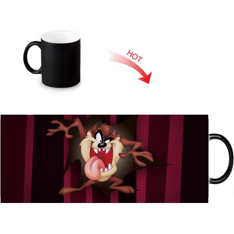 Tasmanian Devil TAZ Funny Travel Mug 12oz Coffee Milk Tea Cup Novelty Water Mugs Customized Birthday Gift | Дом и сад