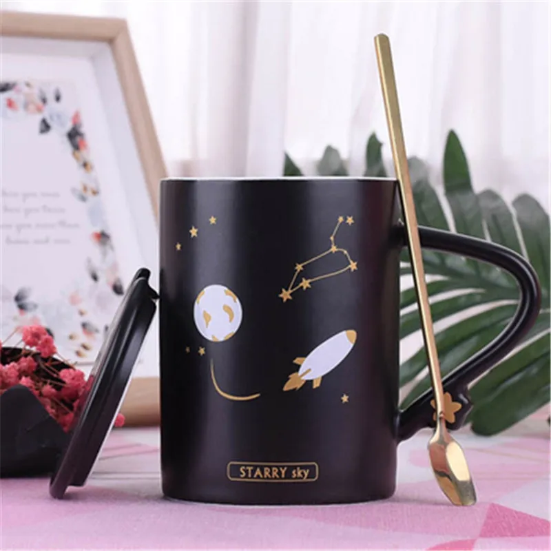 Милая кружка Caneca Criativa голубое звездное небо кофейные кружки креативная Kubek Termiczny