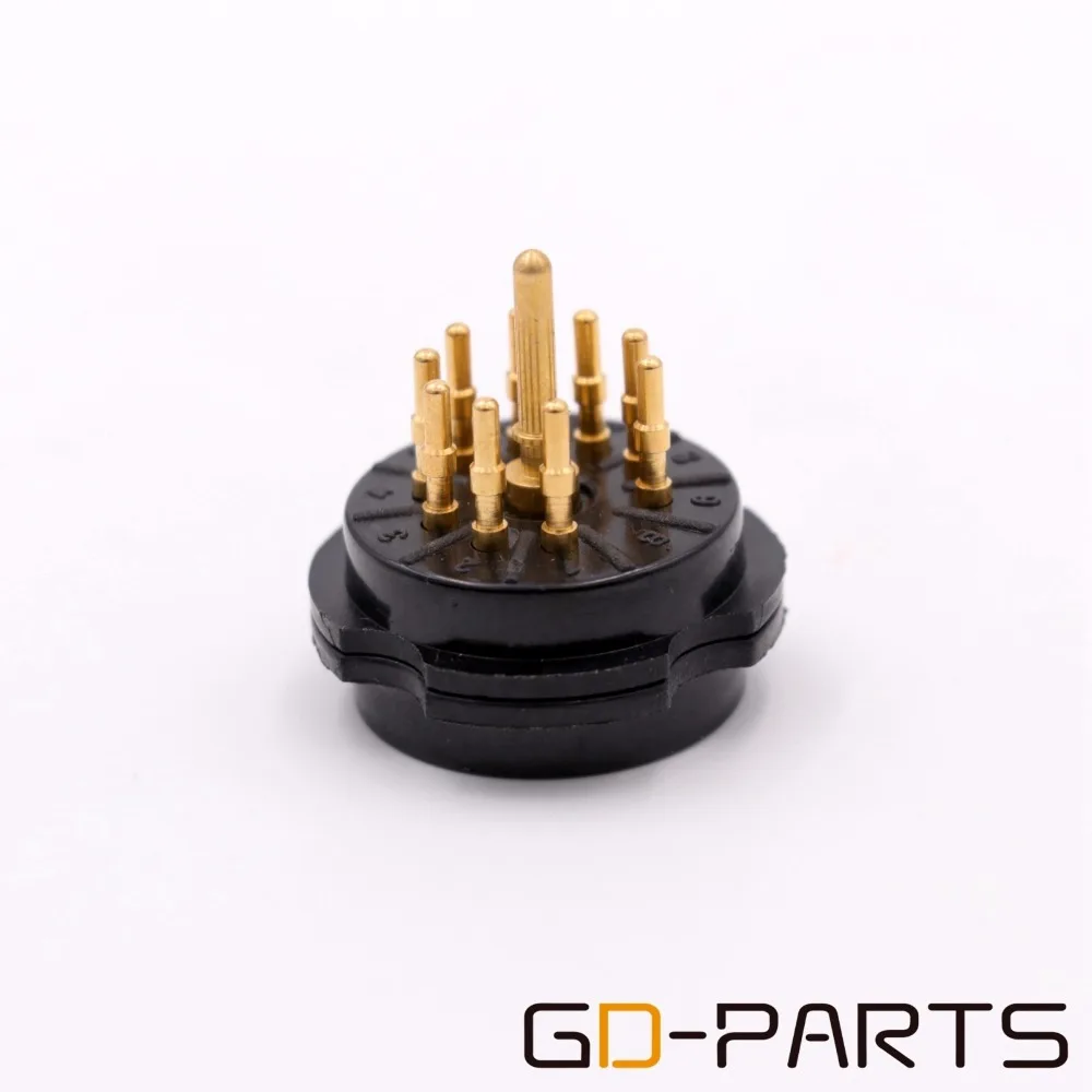 9 контактный бакелитовый гнезда вакуумных трубок для 6DJ8 12AX7 ECC83 B339 CV492 6L13 12AU7 ECC82