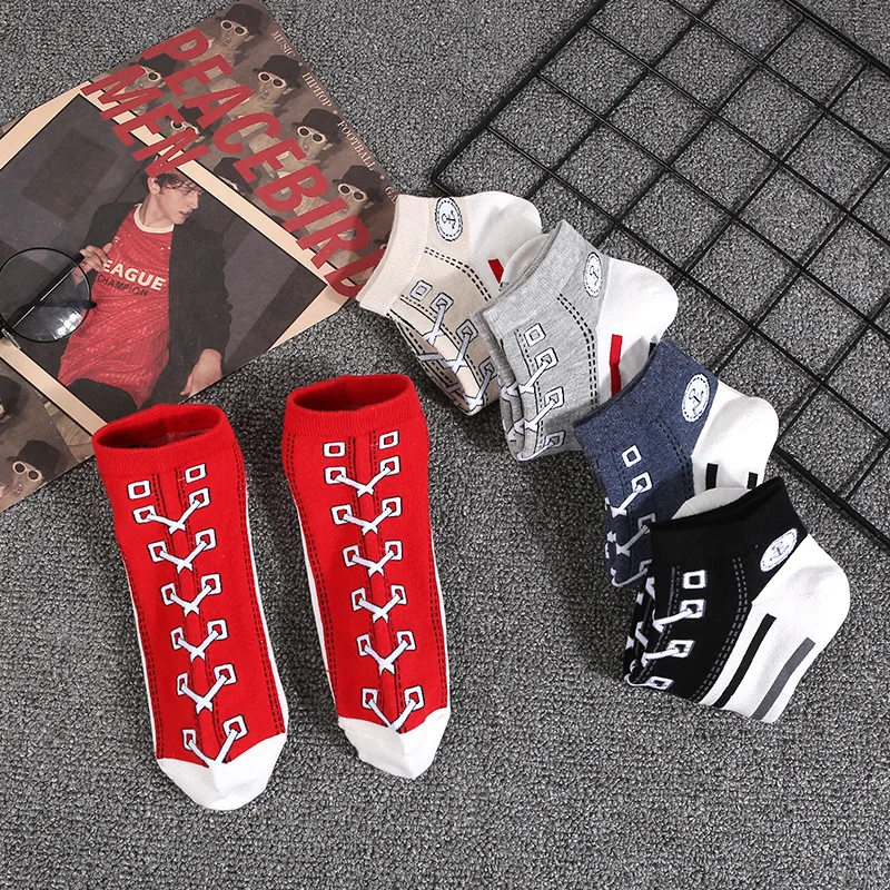 SP & CITY парусиновая обувь дизайнерские хлопковые короткие носки крутые уникальные