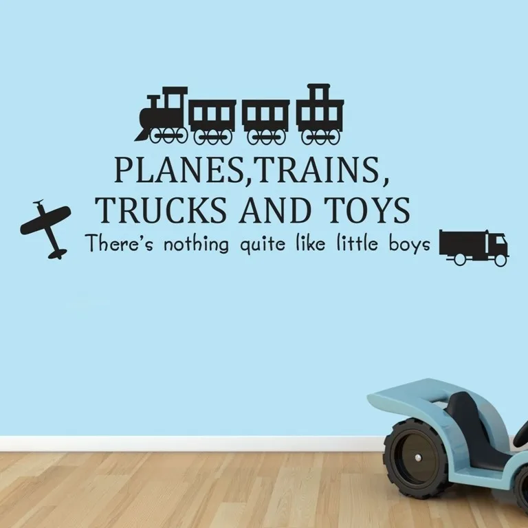 Фото Новое поступление самолетов поезда грузовики и игрушки наклейки на стены