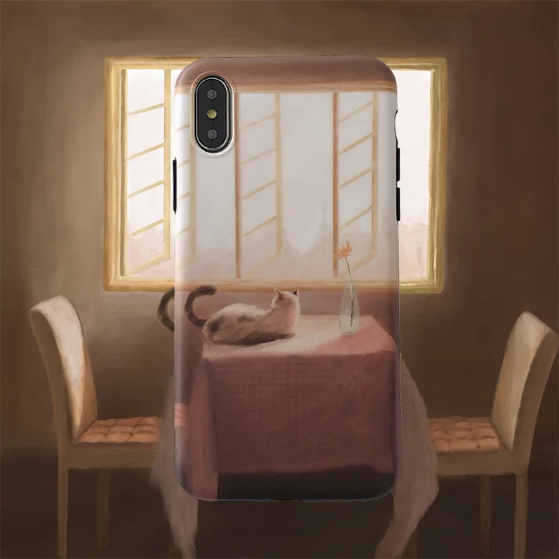 Чехол для iphone X 7 иллюстраций IMD оригинальное применение Apple XS Max новинка 8 Plus