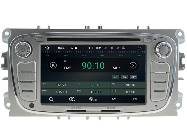 Для FORD MONDEO FOCUS GALAXY S-MAX Android 8 0 автомобильный dvd-плеер Восьмиядерный (8 ядер) 4G RAM 1080P 32GB