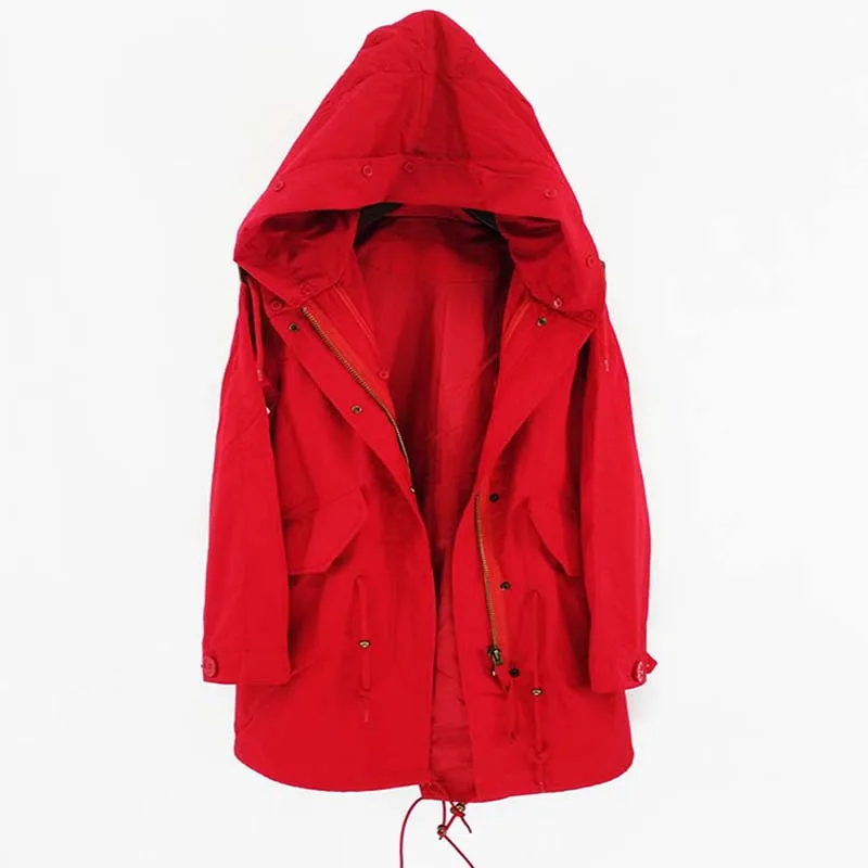 Женское длинное пальто с капюшоном водонепроницаемая парка в уличном стиле