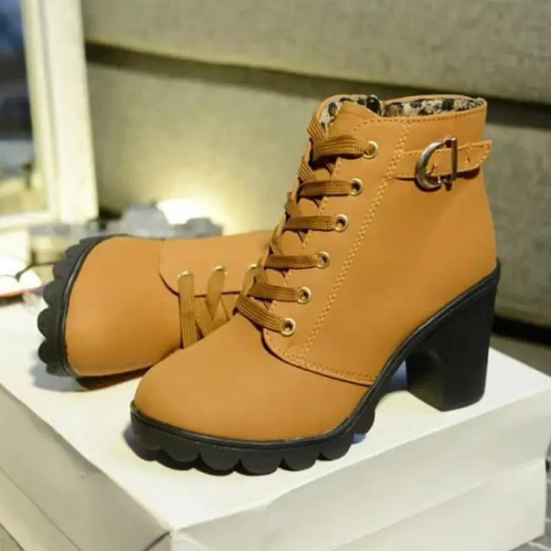 Женские ботинки мартинсы короткие с высоким берцем на осень и зиму 2018|martin boots|women