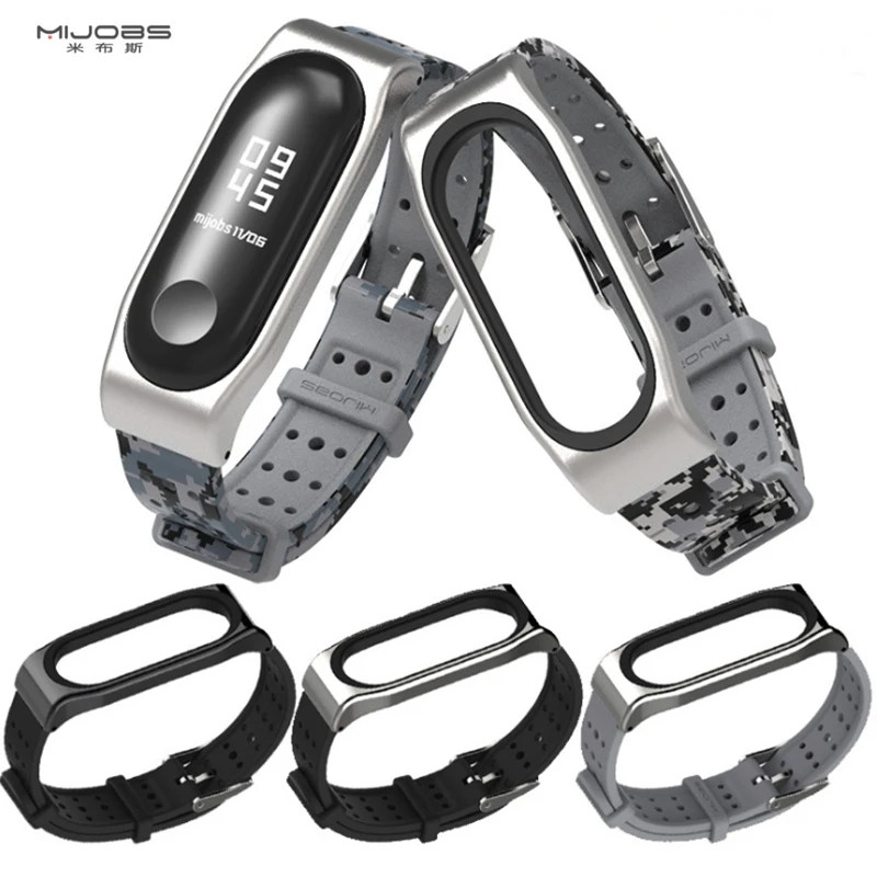 Спортивный силиконовый ремешок Miband 3 цветной для miband сменный Браслет аксессуары