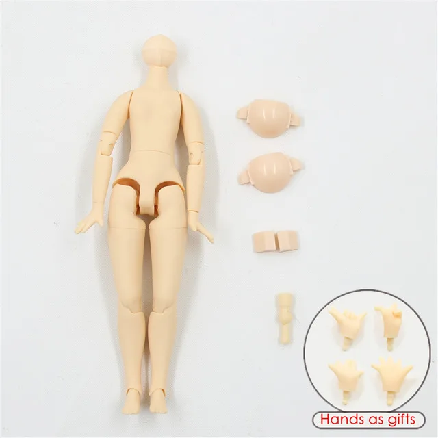 joint body 1/8 bjd blyth Middie кукла аксессуары Лицевая панель для тела глаза головы eyechips 1/8 - Цвет: joint body
