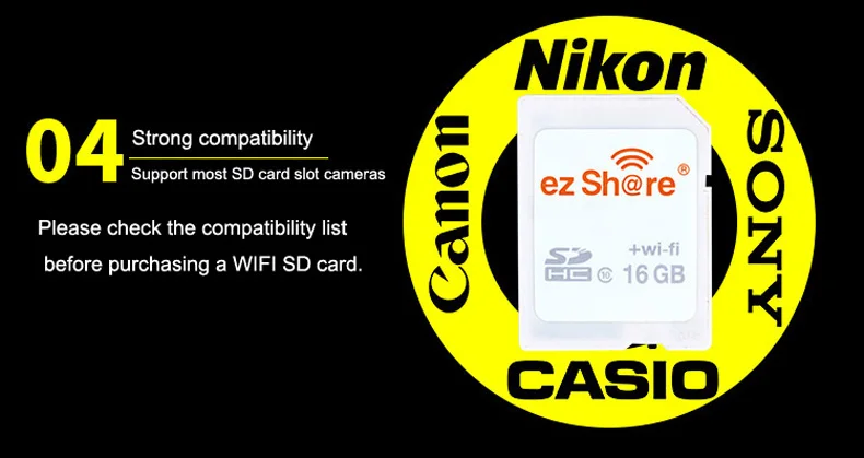 Ez share wifi SD карта беспроводной TF адаптер карты Micro SD ezshare только поддержка 4 ГБ 8 ГБ 16 ГБ 32 ГБ карта памяти MicroSD