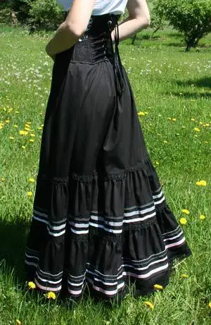 

Fashion Cotton Floor-Length Ball Gown Shipping Long Victorian Skirts Gypsy Skirt