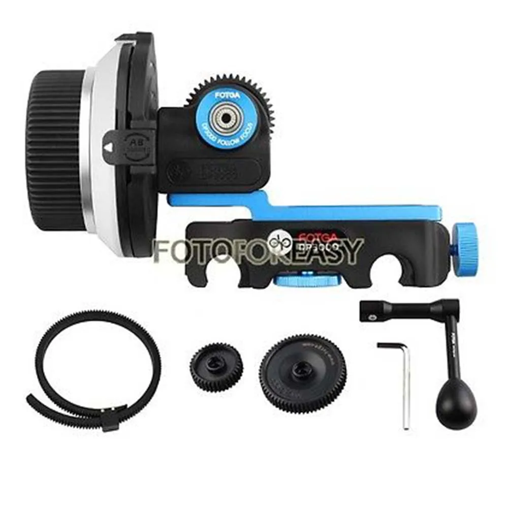 FOTGA DP3000 DSLR Quick Release Clamp Follow Focus для 15 мм штанги + Кривошип скорости