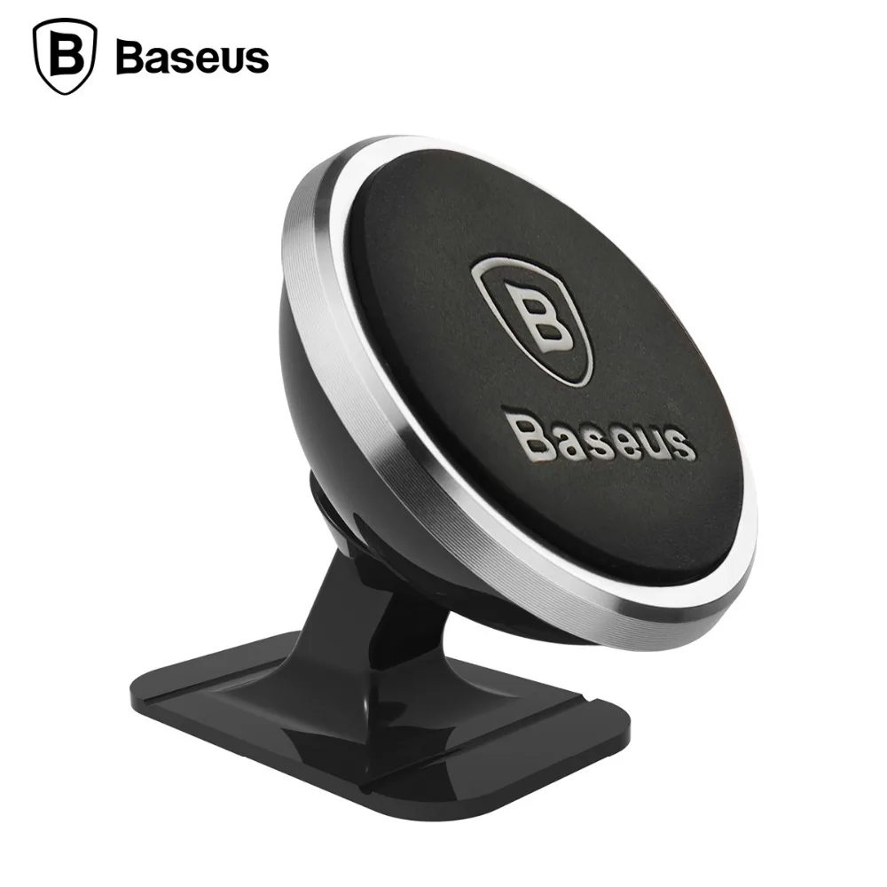 Original Baseus Universal Magnetic 360 Degree Rotation Phone Car Holder Magnet Mount Stand For iPhone 5 6 7 Samsung SmartPhone | Мобильные