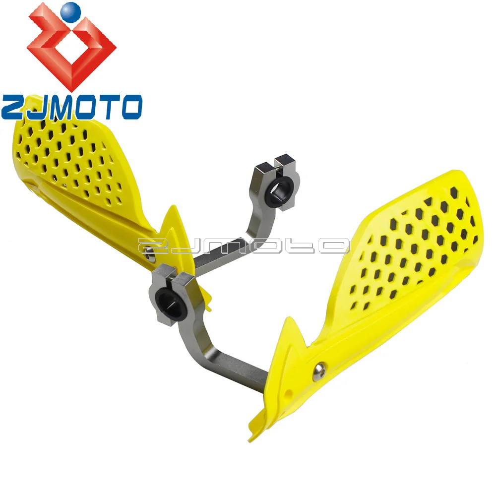 

Universal Dirt Bike 7/8" Handlebar X-Ultimate Handguard Hand Guards For Suzuki RMZ RM DRZ Enduro 1-1/8" Fat Bar Yellow Handguard