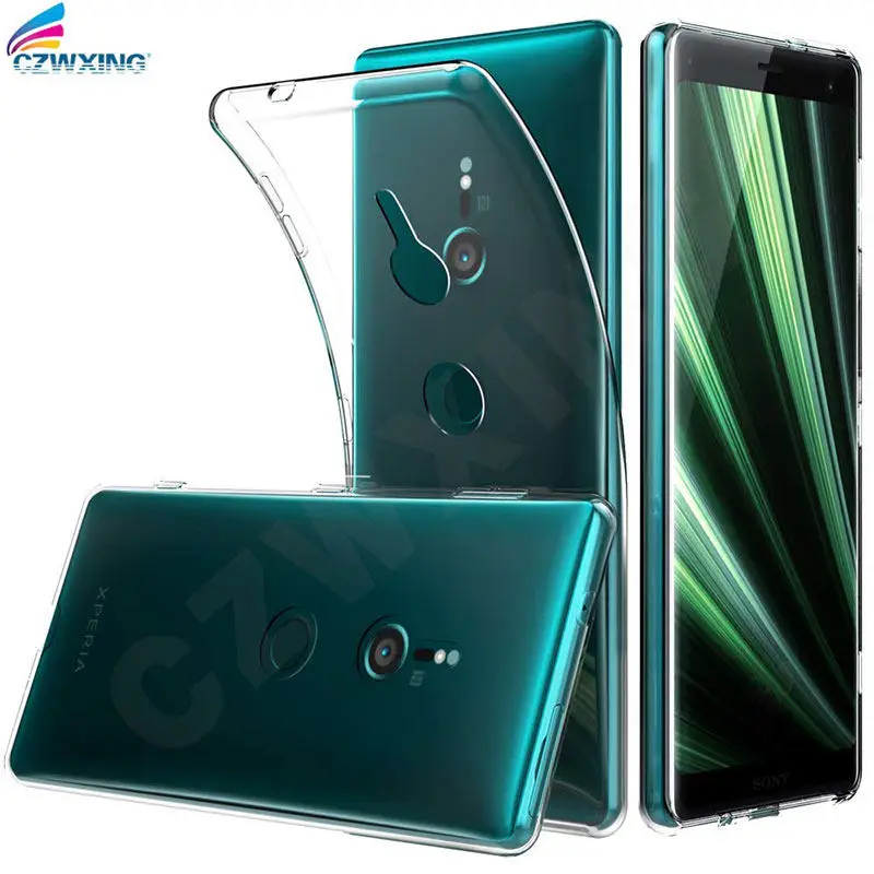 Чехол для Sony Xperia XZ3 чехол силиконовый прозрачный из ТПУ телефона H8416 PF42 H9436 задняя