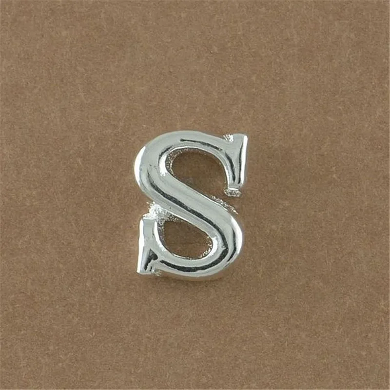 floating charms-S М Плавающий Шарм медальон Подвески Ювелирные изделия Письмо Плавающие Подвески 26 букв A до Z Алфавит для медальон из смарт-стекла Шарм - Окраска металла: floating charms-S