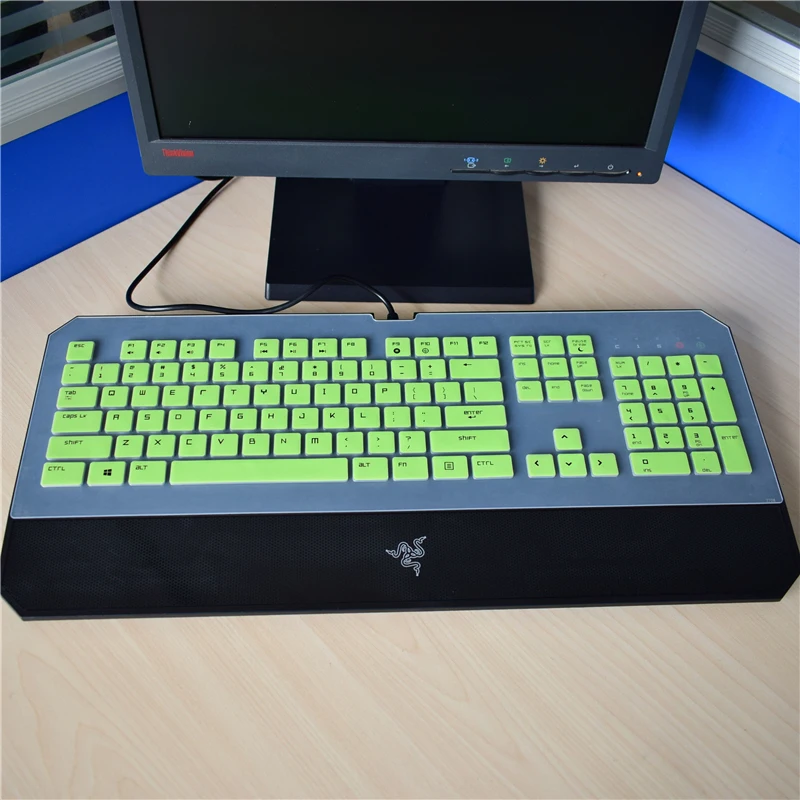 Силиконовый пылезащитный механический чехол для клавиатуры Razer Deathstalker Essential Chroma
