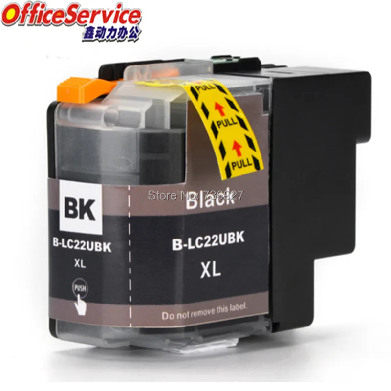 Совместимый чернильный картридж LC22U LC22UXL для струйного принтера Brother DCP J785DW MFC