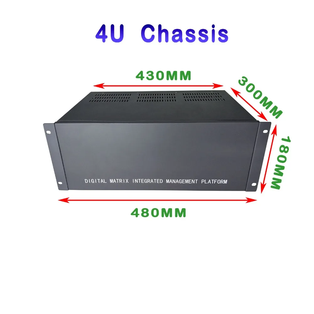 4U чехол HD IP видео декодер H.265 5MP/4MP/3MP/2MP камера Onvif для 9ch монитор дисплей Макс сплит