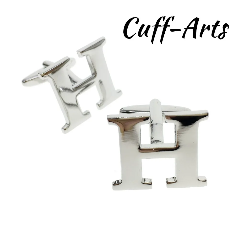 

Cuffarts Letters DIY Cufflinks 26 Alphabet Cuff links Personality Mix&Match Choose 2 Different Letters For Initials C10078