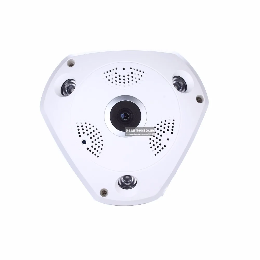 SOCOTECH 3.0MP 360 Градусов Рыбий Глаз Панорамный Wi Fi Беспроводной P2P Сети Ip камера Массив