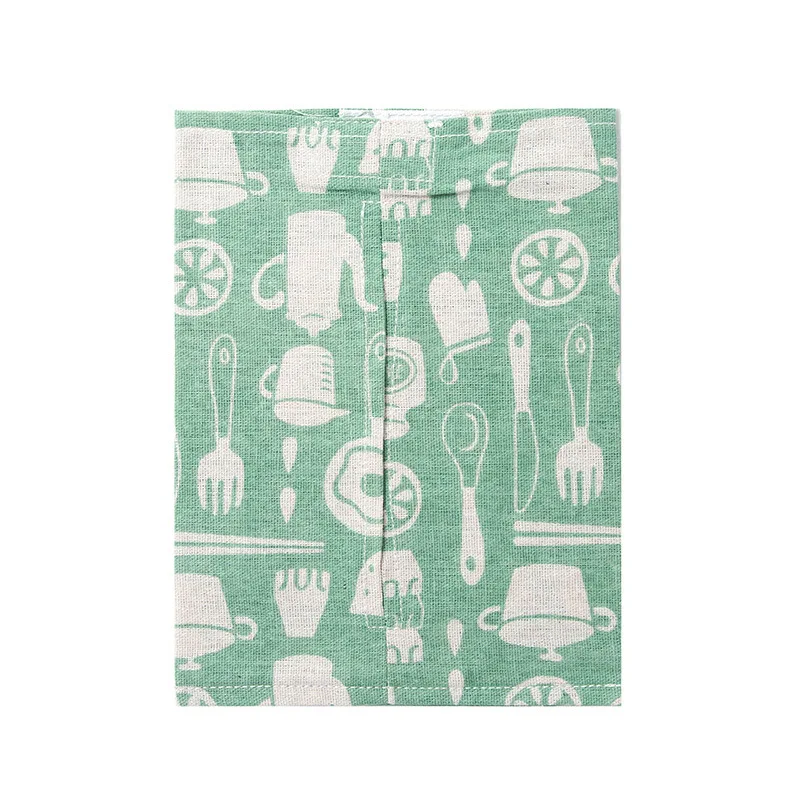 Tableware green 1 шт. тканевая коробка креативный мультяшный животный автомобиль на заднем сиденье подвесной тканевый чехол для хранения Коробка для салфеток бумажный держатель для полотенец чехол - Цвет: Tableware green
