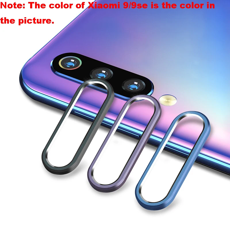 Защитный чехол с алюминиевым кольцом для задней камеры Xiaomi Mi9 Mi 9 SE Redmi Note 7/Pro