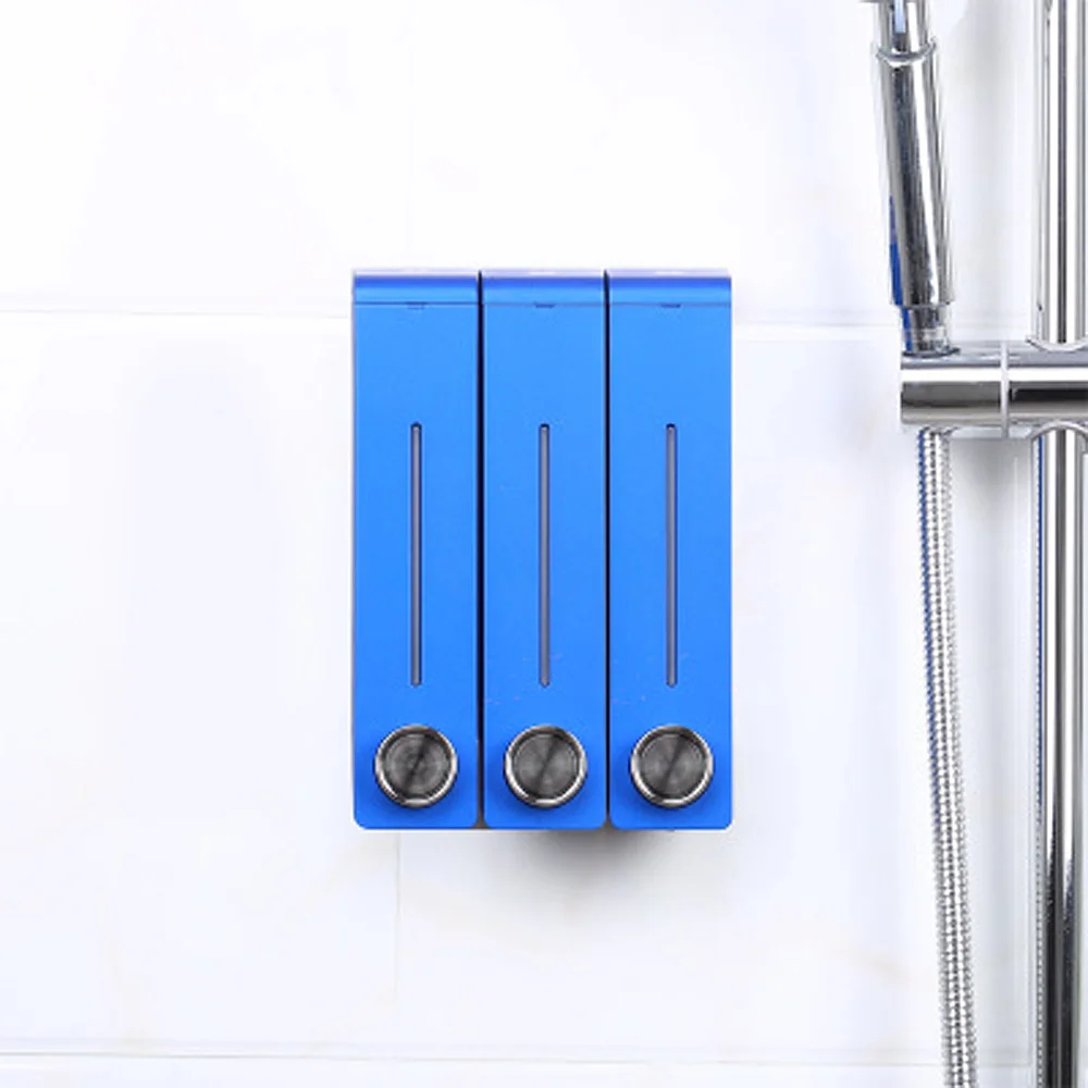 blue-3 305 мл SD-320 дозаторы жидкого мыла для ванной шампунь дозатор мыла для рук общий давление настенный умывальник для ванной комнаты кухня - Цвет: blue-3