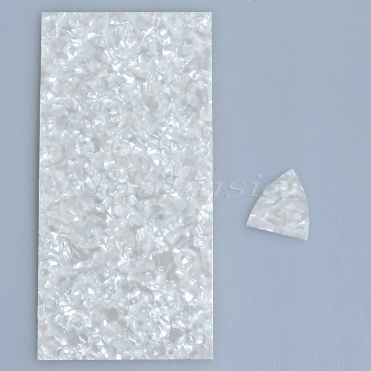 Белая жемчужная головная панель шпон для акустической гитары чехол стержня |