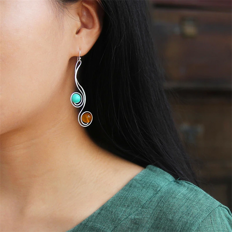 Новое поступление. Подлинная стерлингового серебра 925 этнической ювелирные