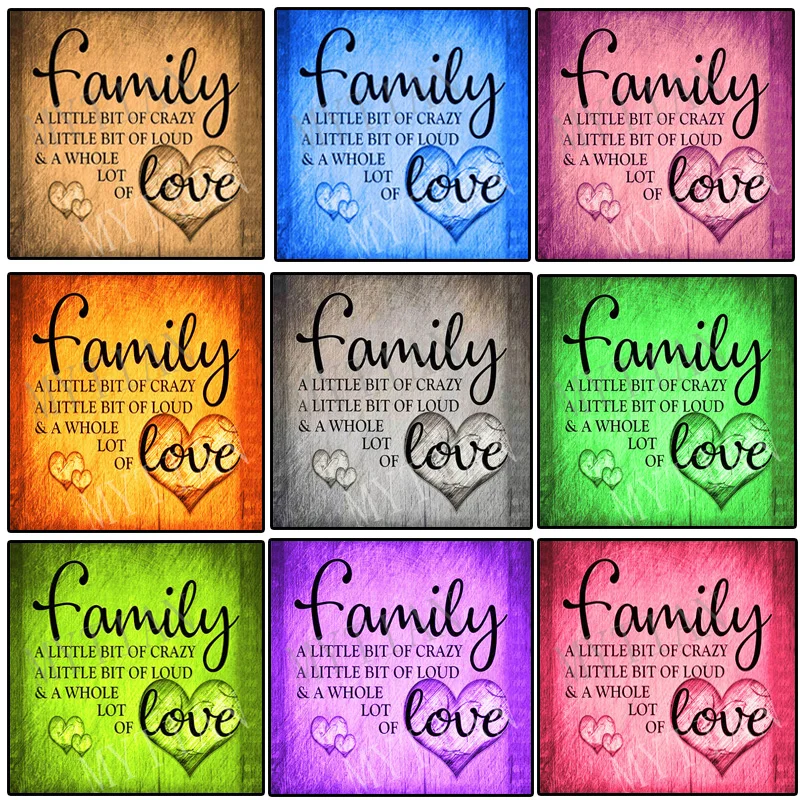&quotFamily love letter&quot полный квадрат/круглый 5D diy Алмазная картина 3D Вышивка Узор